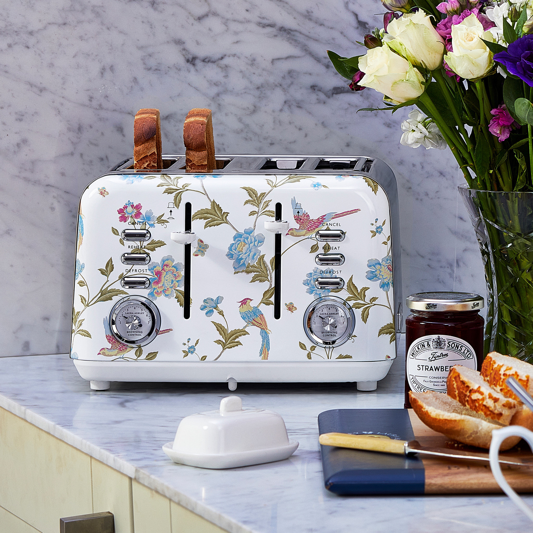 Laura Ashley VQ Laura Ashley 4-Slice Toaster & Reviews - Wayfair